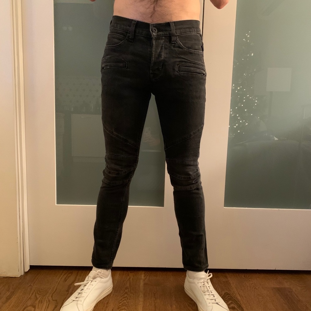 Hudson Black Jeans- Size 29 / Straight-Slim Leg